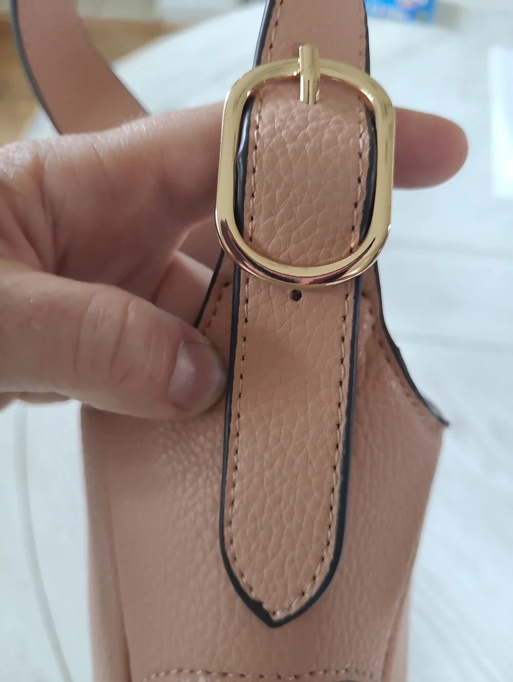 Kate Spade Small Blush Pink Hobo - EUC